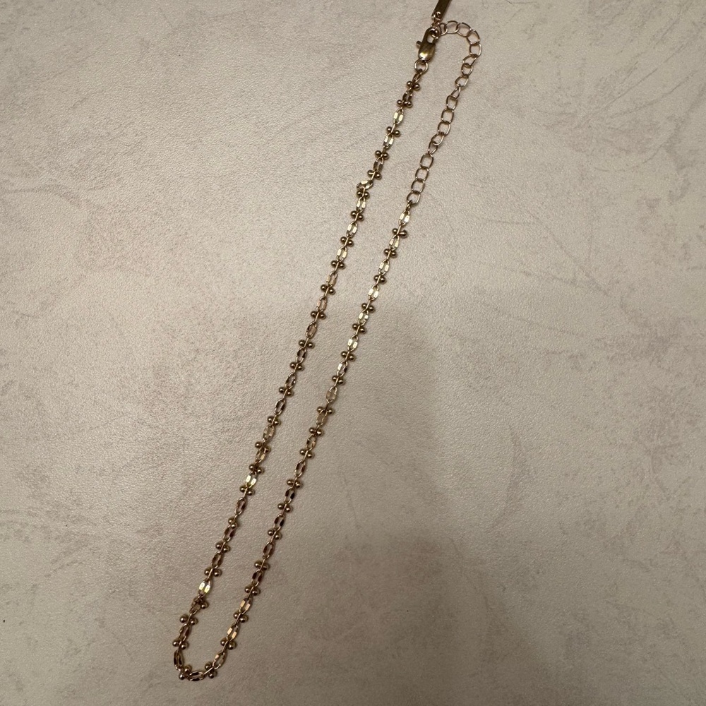 Dynamite Gold Beaded Necklace